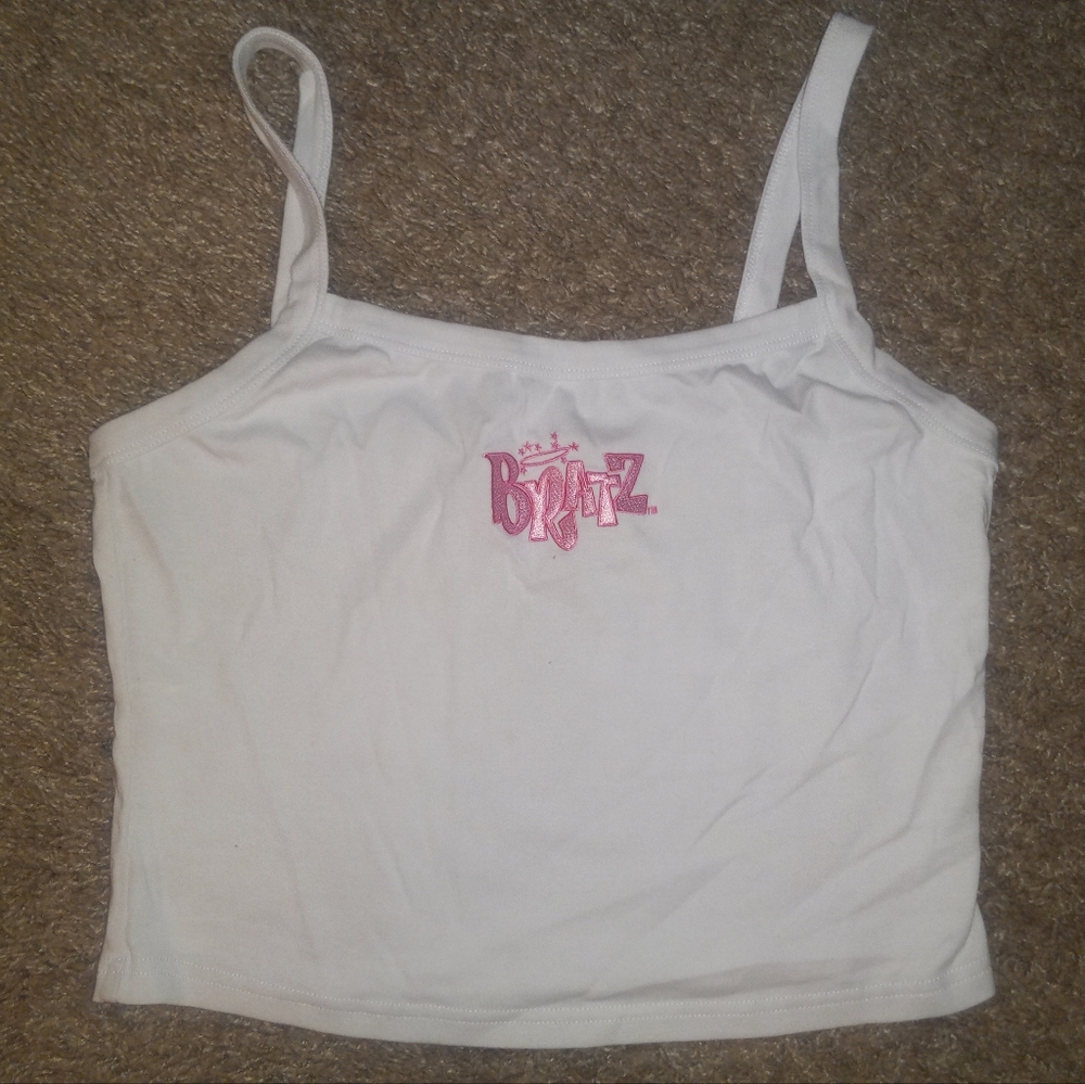 FLASH SALE!!! White BRATZ Tank Top